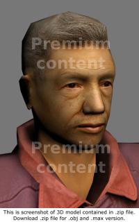 3D Model Asian Man #