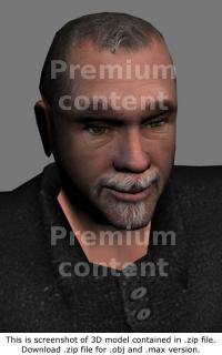 3D Model White Man #