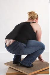 Whole Body Woman Other White Casual Overweight