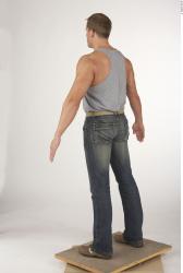 Whole Body Man White Casual Muscular