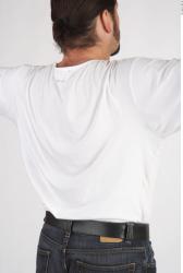 Upper Body Man White Casual Average