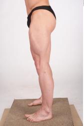 Leg Man White Underwear Muscular