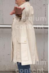 Upper Body Woman White Casual Jacket Average