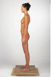Whole Body Woman Nude Slim Studio photo references