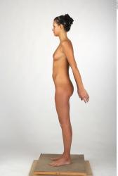 Whole Body Woman Nude Slim Studio photo references