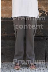 Leg Woman White Casual Trousers Average