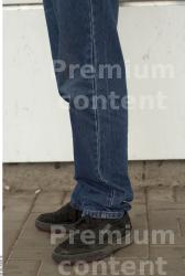 Calf Man White Casual Jeans Average