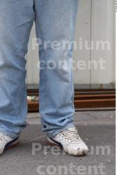 Calf Man White Casual Jeans Average