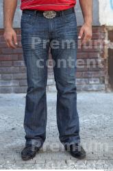 Leg Man White Casual Jeans Average