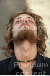 Neck Man Casual Average Bearded Street photo references