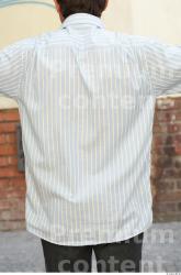 Upper Body Man White Casual Shirt Average