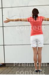 Whole Body Woman T poses Casual Average Street photo references