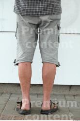 Leg Man White Casual Shorts Average