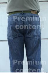 Thigh Man Casual Jeans Overweight Street photo references