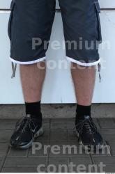 Calf Man Sports Shorts Average Street photo references