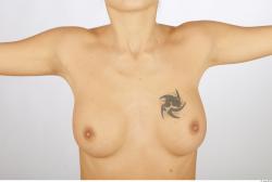 Chest Woman Animation references Tattoo Nude Slim Studio photo references