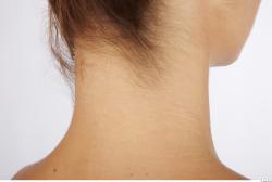 Neck Woman Nude Average Studio photo references