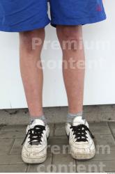 Calf Man Sports Shorts Slim Street photo references