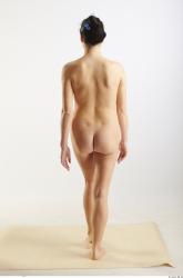 Whole Body Woman Hand pose White Nude Average
