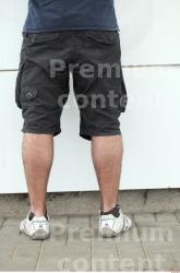 Leg Man Casual Shorts Average Street photo references