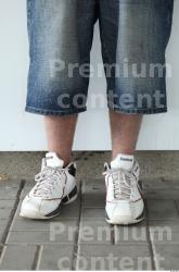 Calf Man Casual Jeans Slim Street photo references