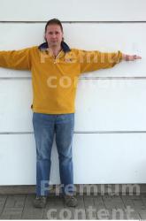 Whole Body Man T poses Casual Average Street photo references