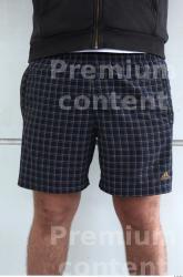 Thigh Man Casual Shorts Athletic Street photo references