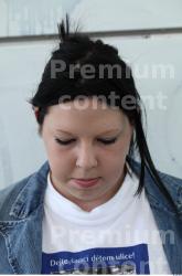 Head Woman White Overweight