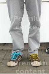 Calf Man Casual Pants Slim Street photo references