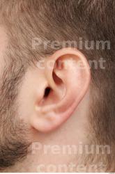 Ear Man White Hairy Casual Average