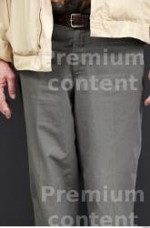 Thigh Man White Casual Trousers Average