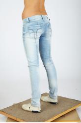 Leg Woman Animation references Casual Jeans Slim Studio photo references