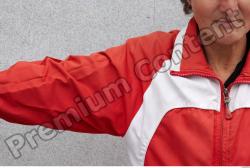 Arm Woman White Casual Windbreaker Chubby