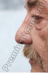 Nose Man White Slim Bearded