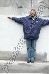 Whole Body Head Man T poses Casual Average Bearded Street photo references