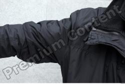 Arm Head Man Casual Uniform Windbreaker Slim Street photo references