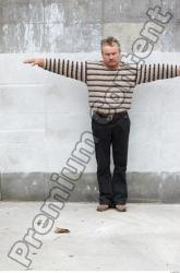 Whole Body Man T poses White Casual Chubby