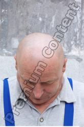 Head Man White Overweight Bald