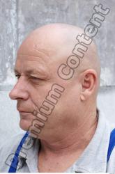 Head Man White Overweight Bald