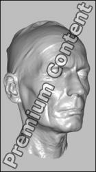 Male head 3D scan - Milan