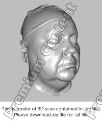 Female head 3D scan - Zofie