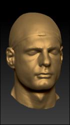 Real 3D head scan - Alberto