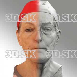 Raw 3D head scan of M phoneme - Drahomira