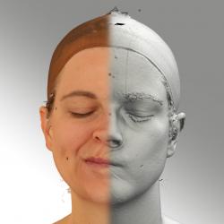 Head Emotions Woman White Average 3D Phonemes And Emotions