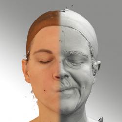 Head Emotions Woman White Average 3D Phonemes And Emotions