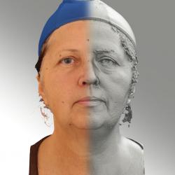 3D head scan of emotions and phonemes - Zdenka