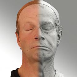 3D head scan of emotions and phonemes - Richard