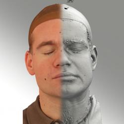 3D head scan of emotions and phonemes - Petr