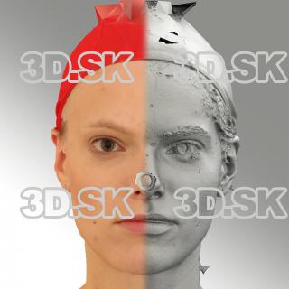 3D head scan of neutral emotion - Dana