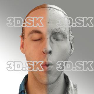 3D head scan of O phoneme - Lukas